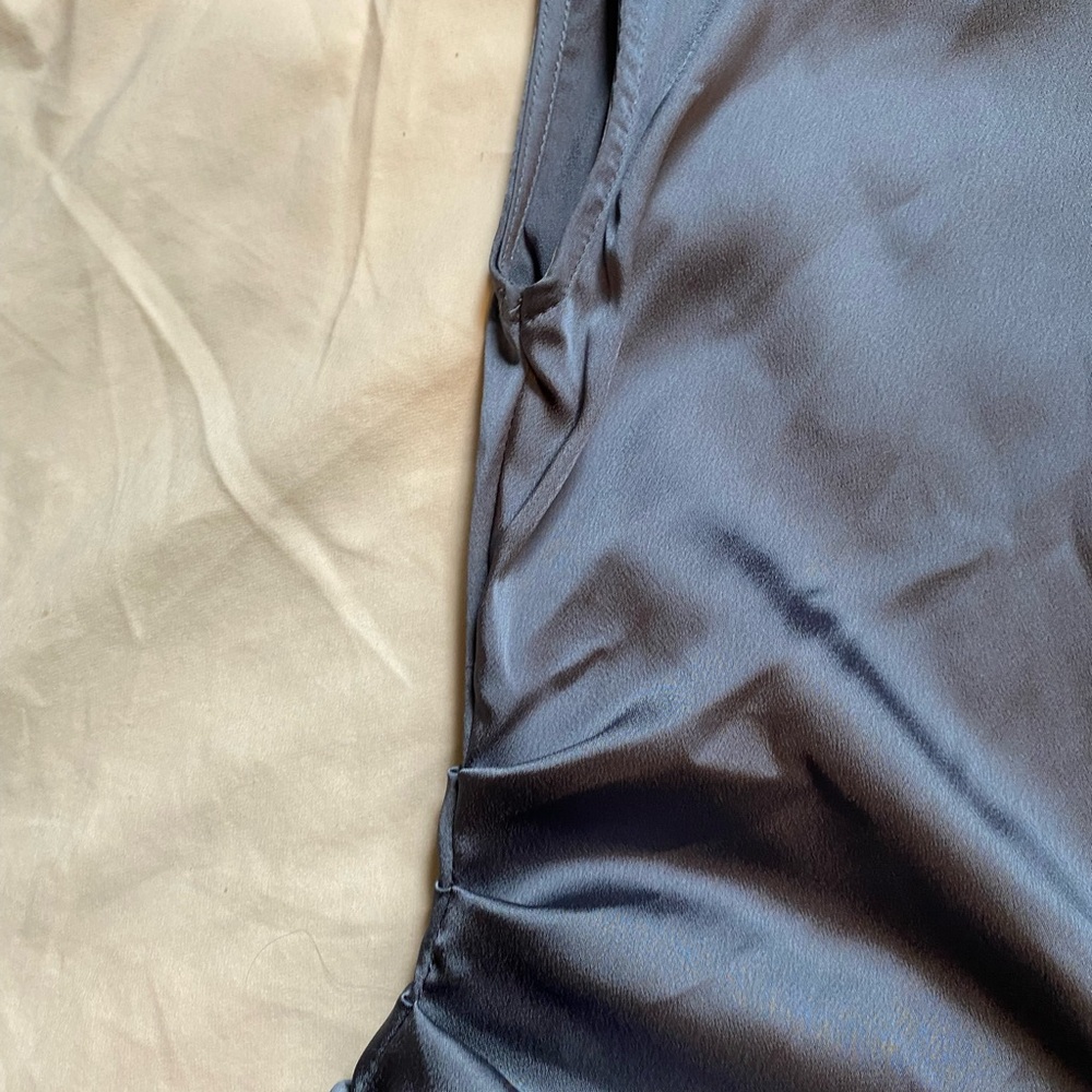 a new day Blue Satin Midi Dress - Picture 6 of 9